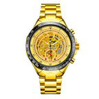 GESMART Men's Skeleton Automatic Mechanical Watch Fashion Business Wristwatch