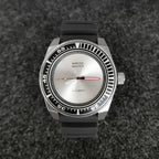 Men's Mechanical Watch 43mm Stainless Steel Case Rubber Strap