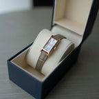 VA Vendome Aoyama Ladies Watch Mother of Pearl Dial Leather Strap Japan Vintage