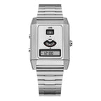 Unisex Square Dual-Display Waterproof Quartz Watch, Model 0331