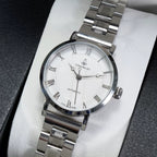 Chunlei Ladies Mechanical Watch Exhibition Back Solid Steel Bracelet Fashion