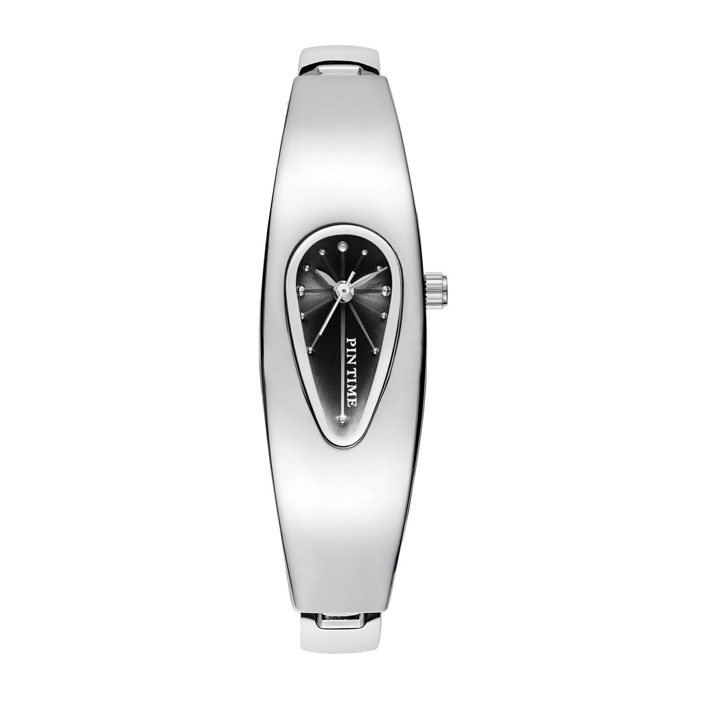 GESMART Unisex Y2K Water Drop Shape Watch Retro Trendy Niche Personality Water Resistant Bracelet Wristwatch