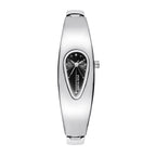 GESMART Unisex Y2K Water Drop Shape Watch Retro Trendy Niche Personality Water Resistant Bracelet Wristwatch