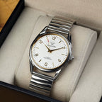 Diamond Brand Men's Manual Wind Watch Vintage Leather Strap Waterproof