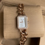 GESMART Women's Square Sugar Bracelet Quartz Fashion Jewelry Watch Trendy Retro Ladies