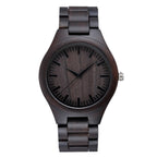 Unisex Large-Dial Vintage Wood Couple Quartz Watch