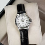 Chunlei Ladies Mechanical Watch Date Leather Strap Steel Minimalist Student