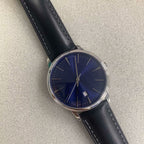 Men's 40mm Watch Polished Stainless Steel Case Miyota 9015 Movement