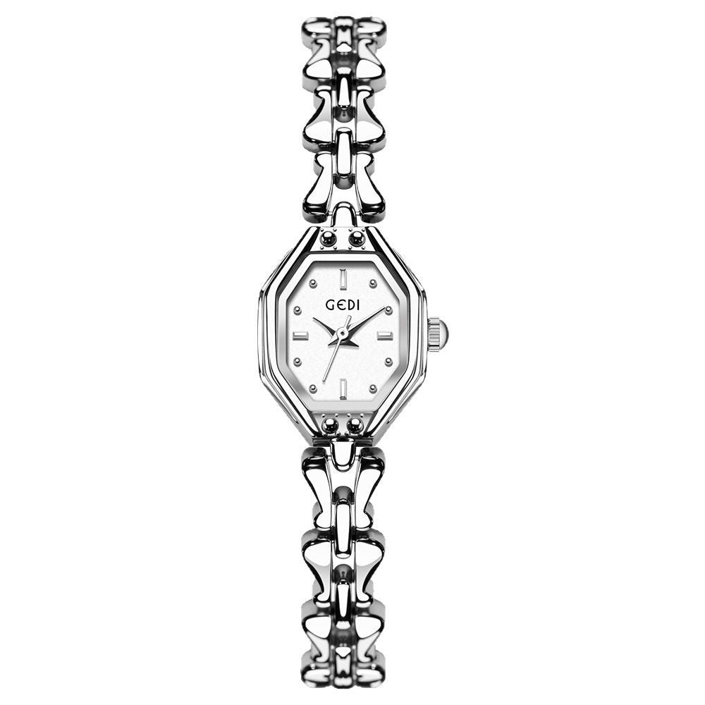 Women's Octagon Vintage Bracelet Quartz Watch, Slim Dial