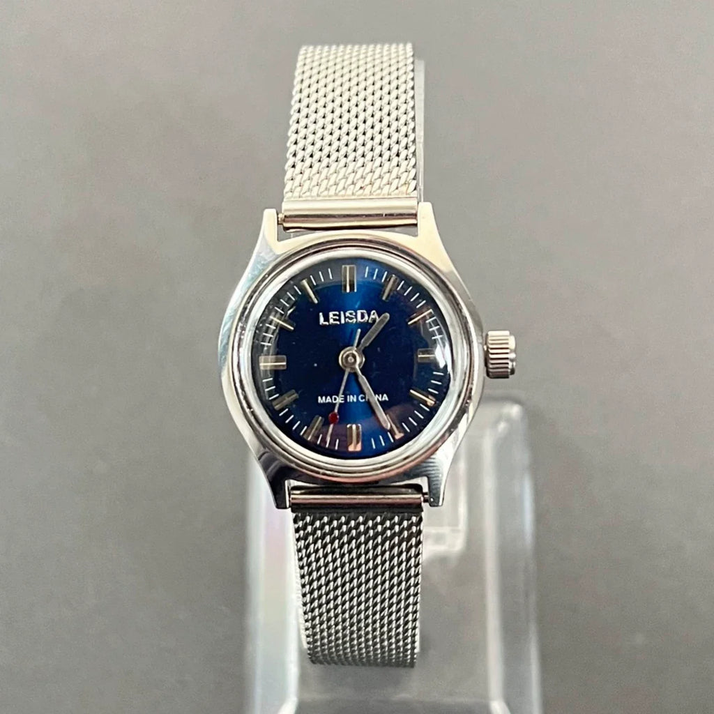LEISDA Vintage Ladies Manual Wind Mechanical Watch 19 Jewels 90s Retro NOS