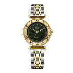 GESMART Women's Square Quartz Watch Steel Band Roman Numeral Scale Vintage Water Resistant