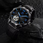 GESMART Men's Polygon Shape Dial Automatic Mechanical Watch European American Fashion