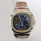 No Logo Men's 41mm Nautilus Style Watch VK61 Movement Modified