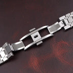 Men's 41mm Quartz Chronograph Watch Stainless Steel Case Bracelet VK63 Movement