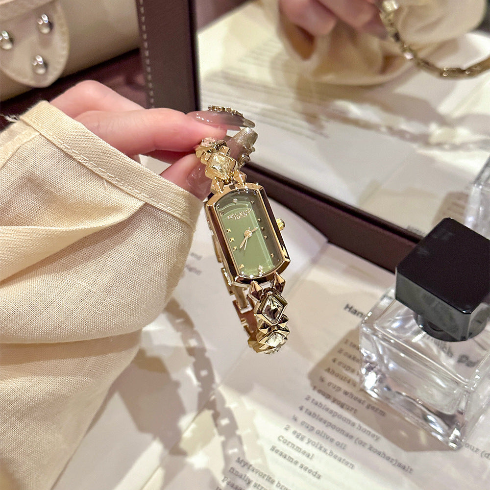 Women's Olive Green Bracelet Watch
