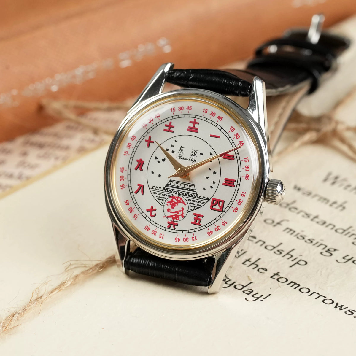 Diamond Brand Peace Commemorative Men's Manual Wind Mechanical Watch NOS New