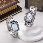 Men's Irregular Square Claw Y2K Retro Relief Watch