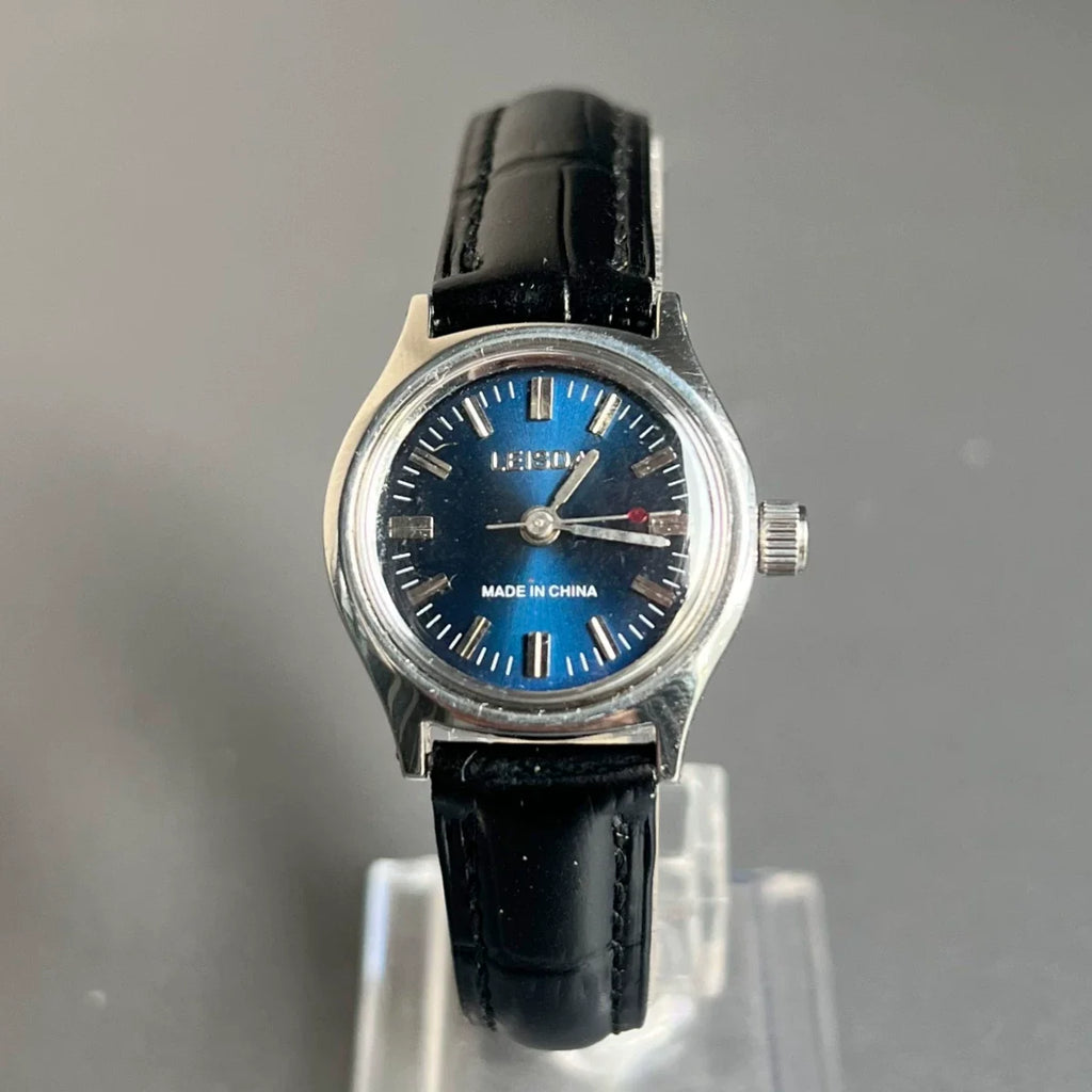 LEISDA Vintage Ladies Manual Wind Mechanical Watch 19 Jewels 90s Retro NOS