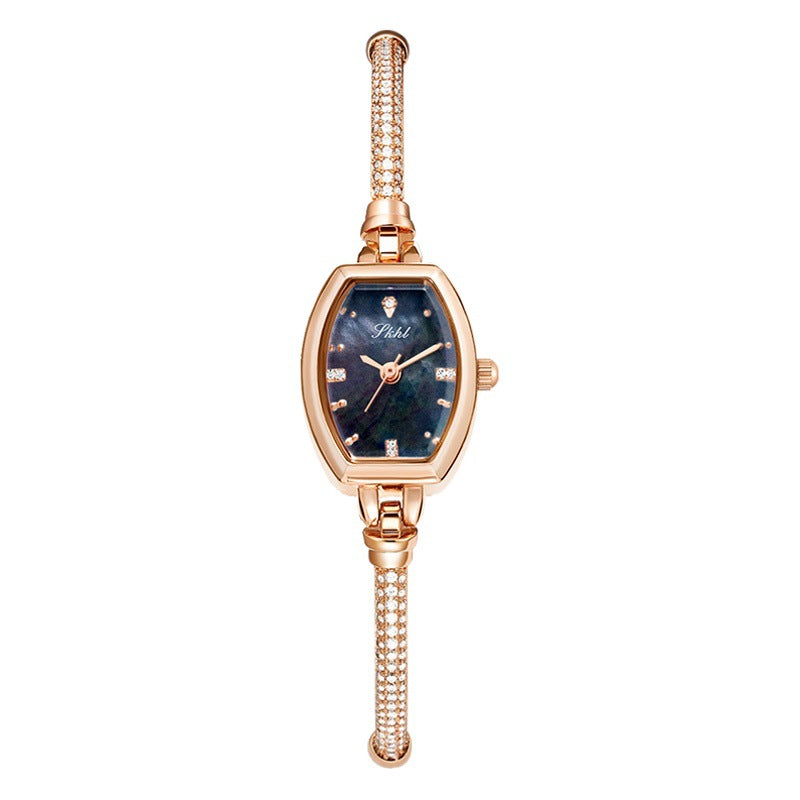 GESMART Women's Shell Dial Tonneau Shape Bracelet Quartz Watch Luxury Style Fashion Trendy