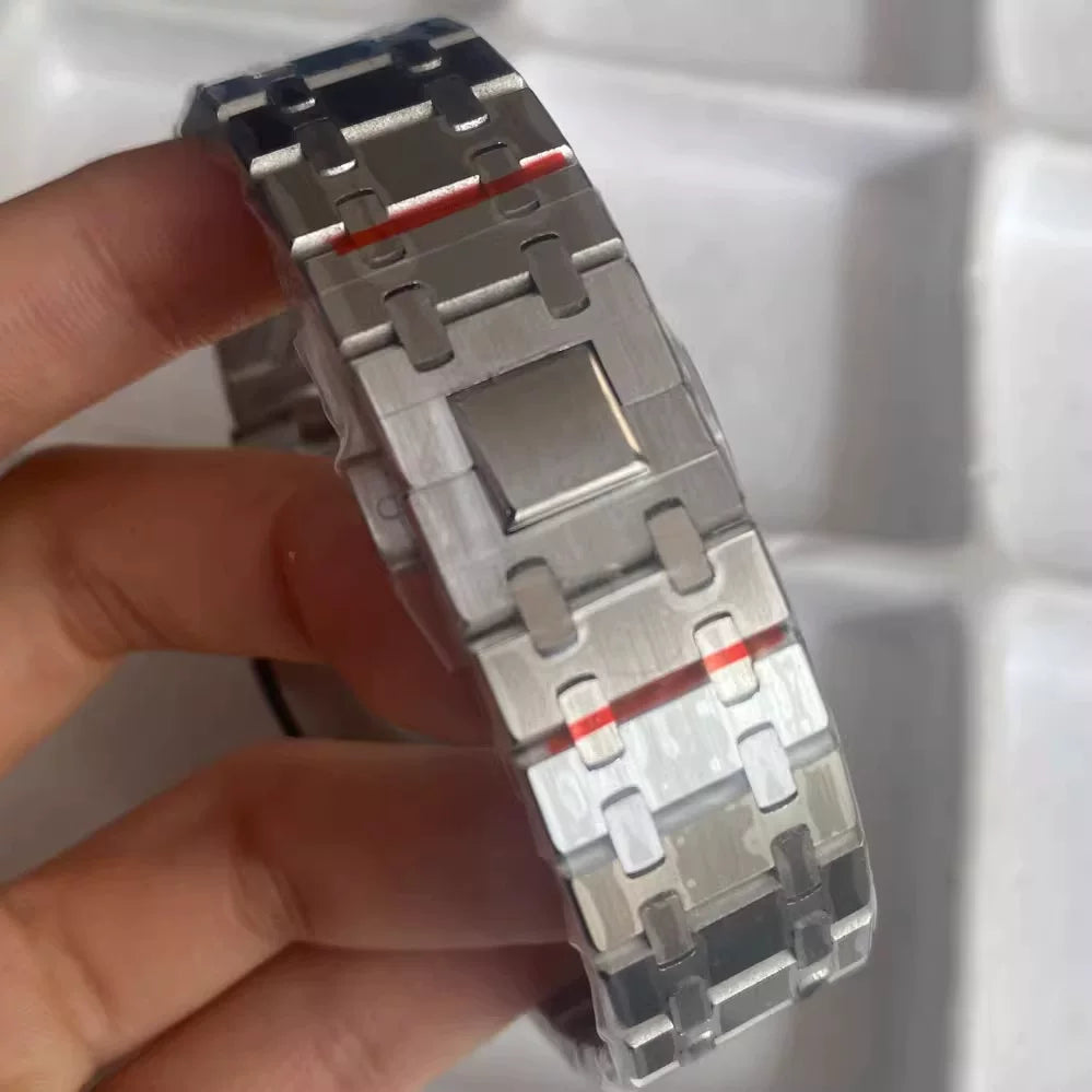 No Logo Men's 41mm Mechanical Watch Stainless Steel Case NH35/36 Movement