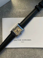 UNITED ARROWS Ladies Small Square Dial Watch Japan Import Vintage Fashion
