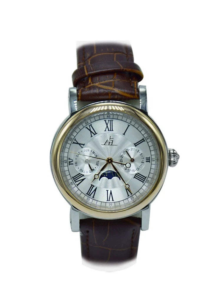 Vintage Men's Automatic Mechanical Watch Waterproof All Steel Sapphire Crystal