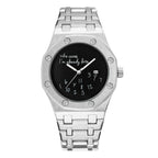 Men's Minimalist Quartz Watch with Steel Band