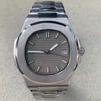 Men's Nautilus Style Automatic Watch Steel Case Bracelet NH35A