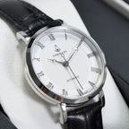 Chunlei Ladies Mechanical Watch Exhibition Back Solid Steel Bracelet Fashion