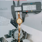 HAIDA Ladies Manual Wind Mechanical Oval Watch Date Vintage NOS