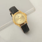 Diamond Brand Men's Automatic Mechanical Watch Titanium Round Date Leather NOS