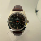 Vintage 7120 Pure Mechanical Business Watch Shanghai Black Diamond Movement