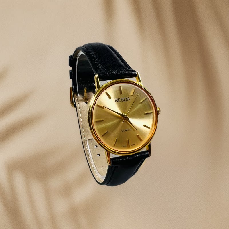 LEISDA Retro Ladies Quartz Watch Round Vintage Small Elegant Student Style