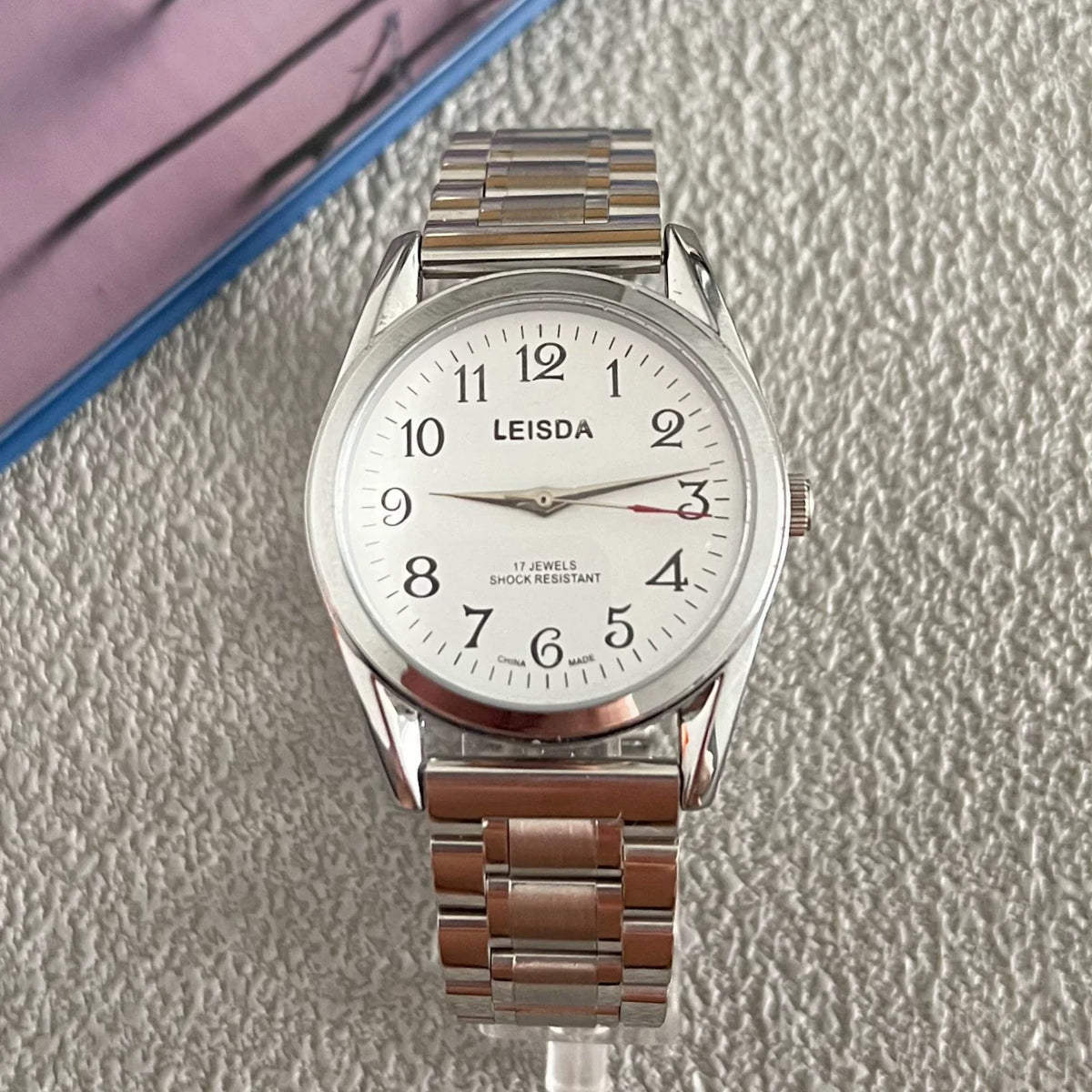 LEISDA 7120 Manual Wind Mechanical Watch Classic Vintage Student NOS