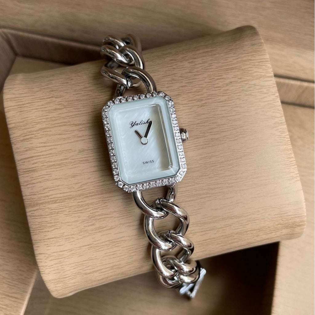 GESMART Women's Square Sugar Bracelet Quartz Fashion Jewelry Watch Trendy Retro Ladies