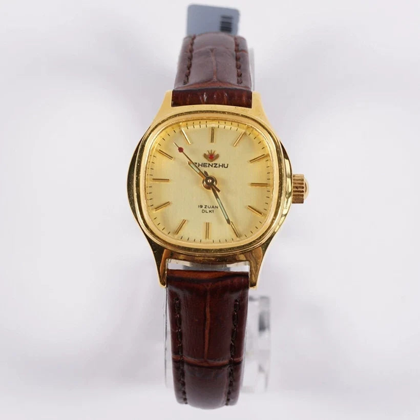 Pearl Brand Ladies Manual Wind Mechanical Watch Vintage Retro Student NOS