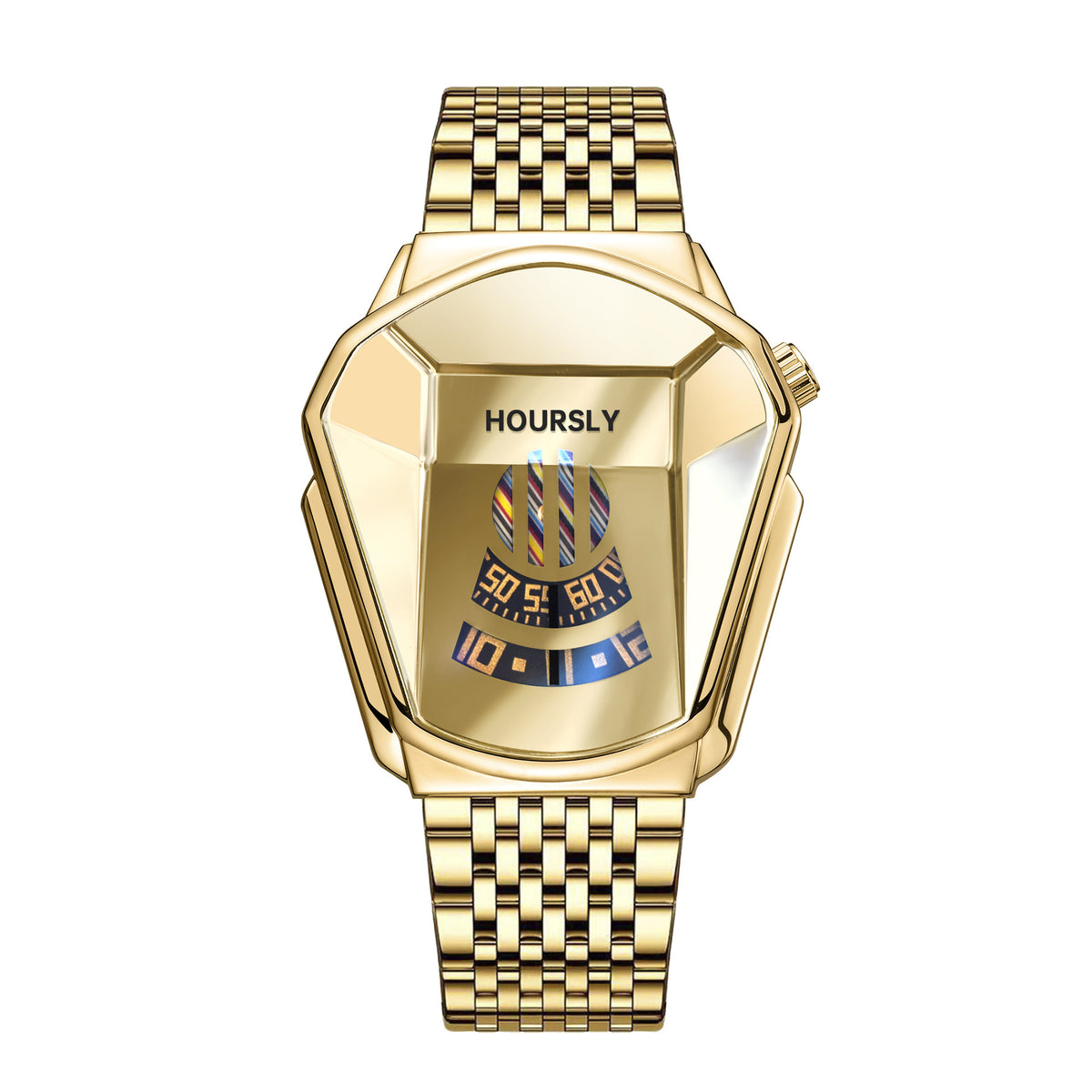 Men's Motorcycle-Style Quartz Watch