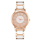 Women's Flowing-Sand Steel Ceramic Fashion Watch