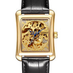 GESMART Men's Square Automatic Mechanical Watch Business Self Winding Wristwatch