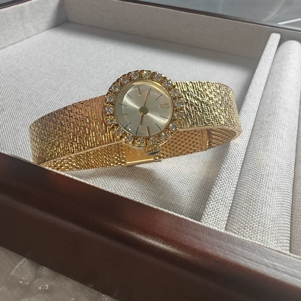 babila Ladies Small Gold Watch Vintage Retro Exquisite Light Luxury