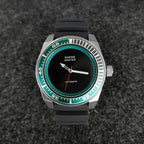 Men's Mechanical Watch 43mm Stainless Steel Case Rubber Strap