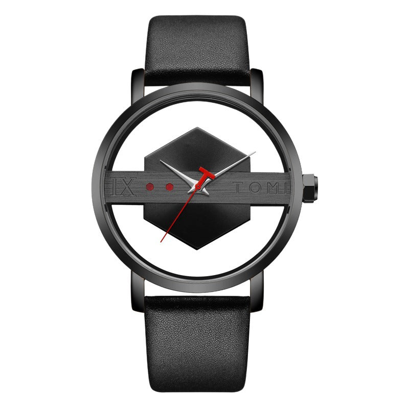 Unisex Hollow See-Through Korean-Style Casual Watch