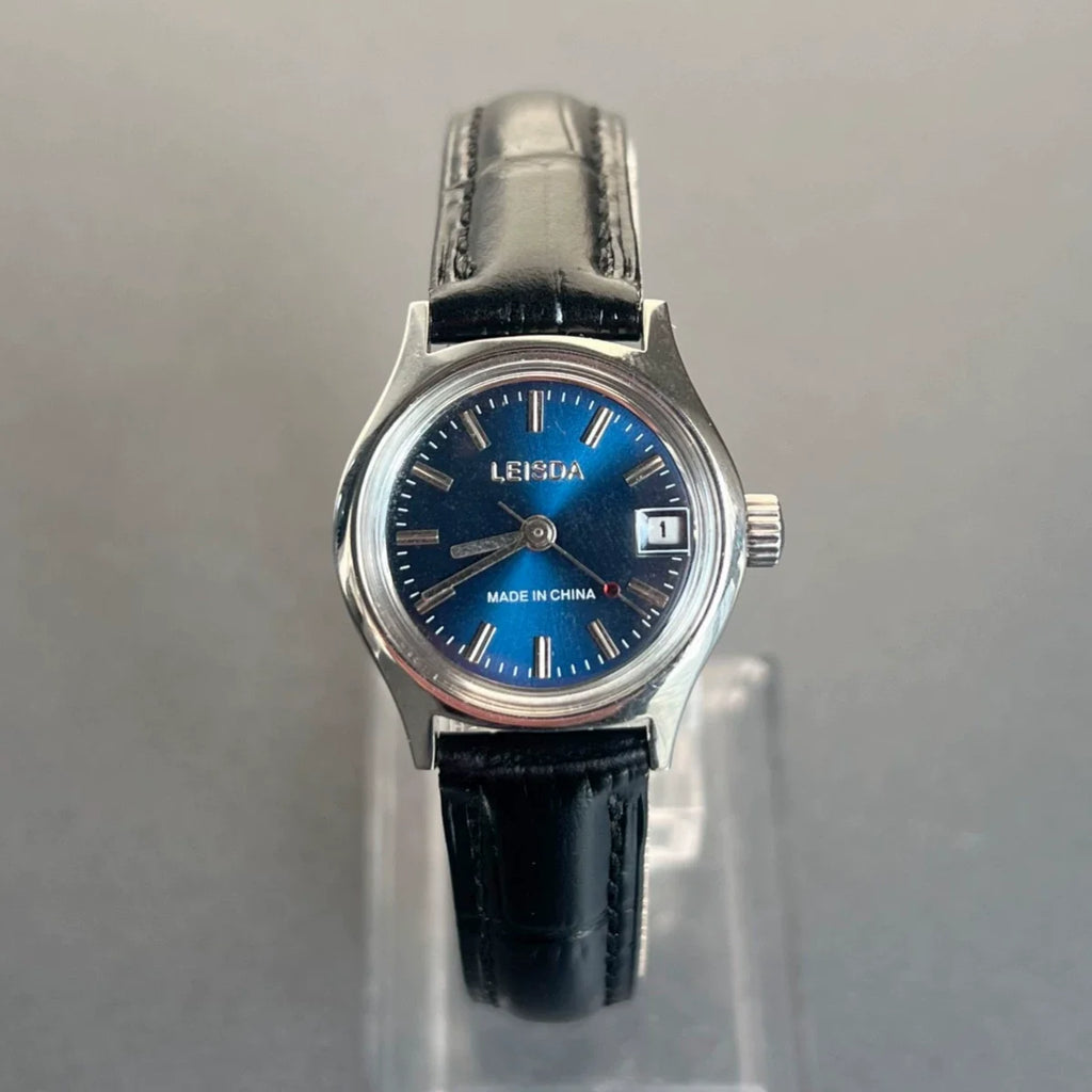 LEISDA Vintage Ladies Manual Wind Mechanical Watch 19 Jewels 90s Retro NOS
