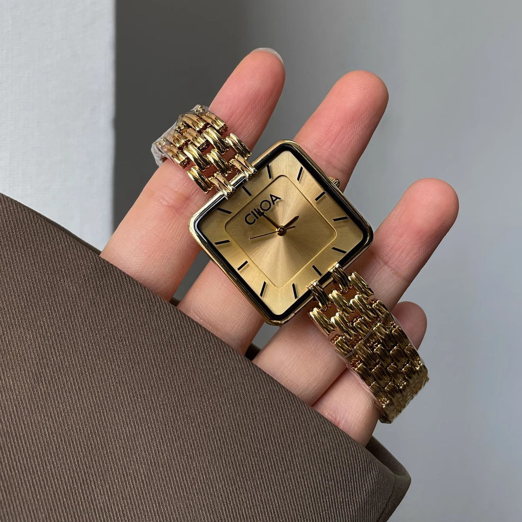 GESMART Women's Niche Luxury Style Quartz Watch Minimalist Office Ladies Wristwatch