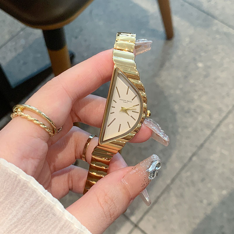 Women's Creative Bracelet Quartz Watch, Slim Dial