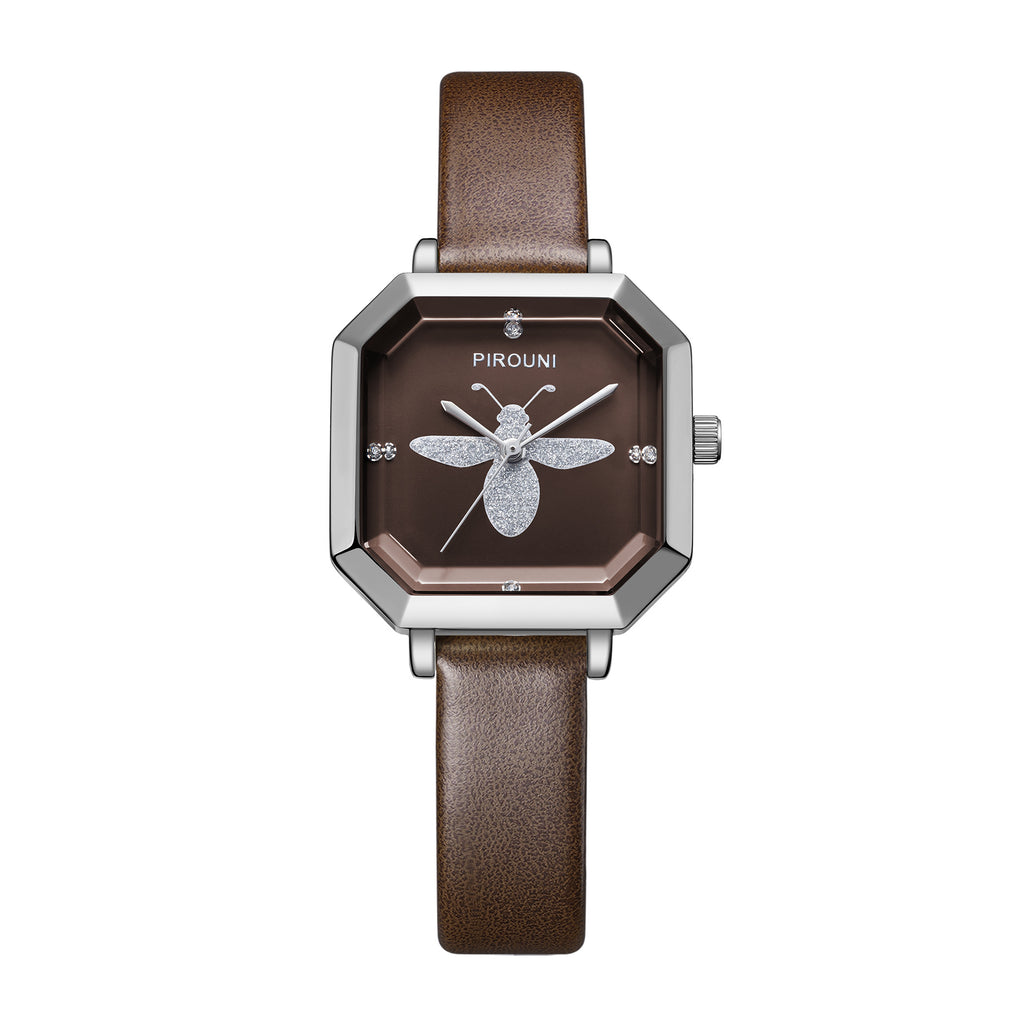 GESMART Women's Dragonfly Design Quartz Watch European Style Creative Minimalist Korean Fashion