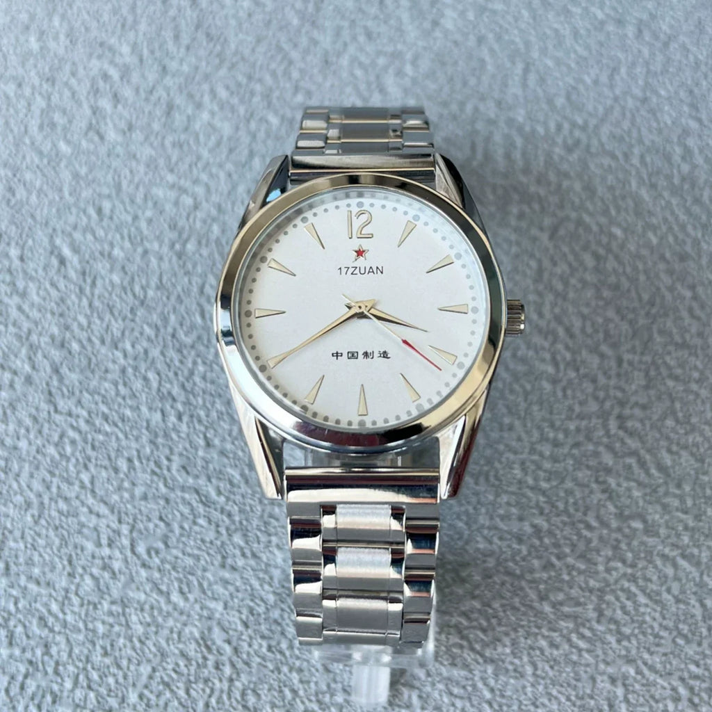 Vintage 7120 Manual Wind Mechanical Men's Watch August 1st Retro Gift NOS
