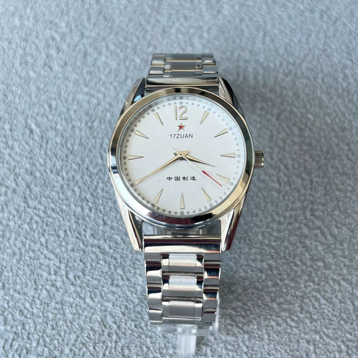 Vintage 7120 Manual Wind Mechanical Men's Watch August 1st Retro Gift NOS