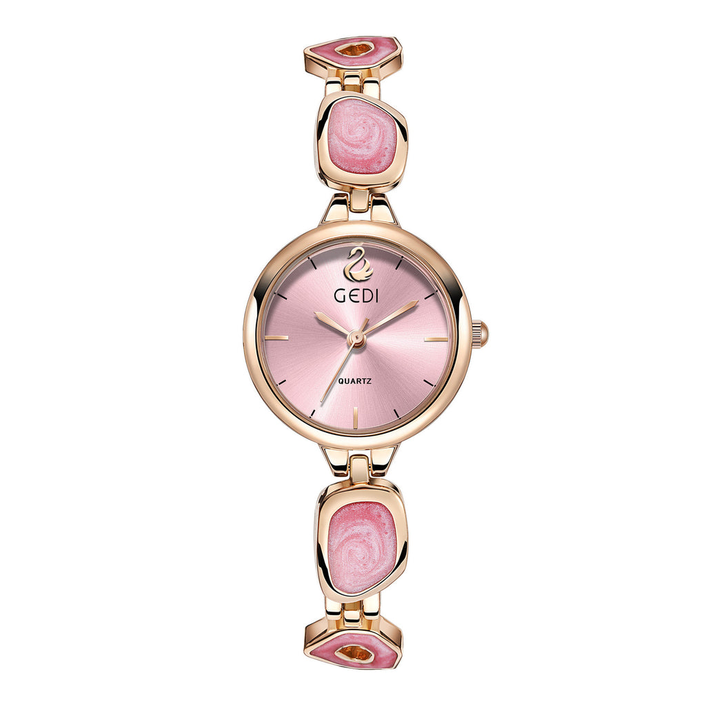Women's Elegant Bracelet Quartz Watch, Slim Dial