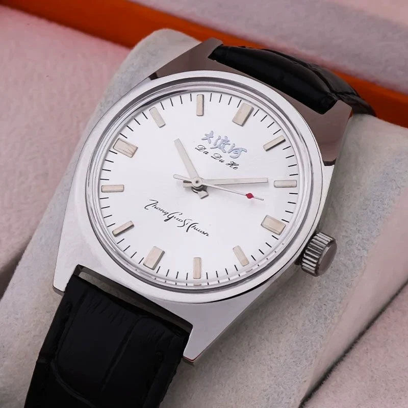 Dadu River Manual Wind Mechanical Men's Watch Classic Nostalgic NOS Sichuan